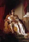 Friedrich von Amerling Kaiser Franz I von osterreich oil